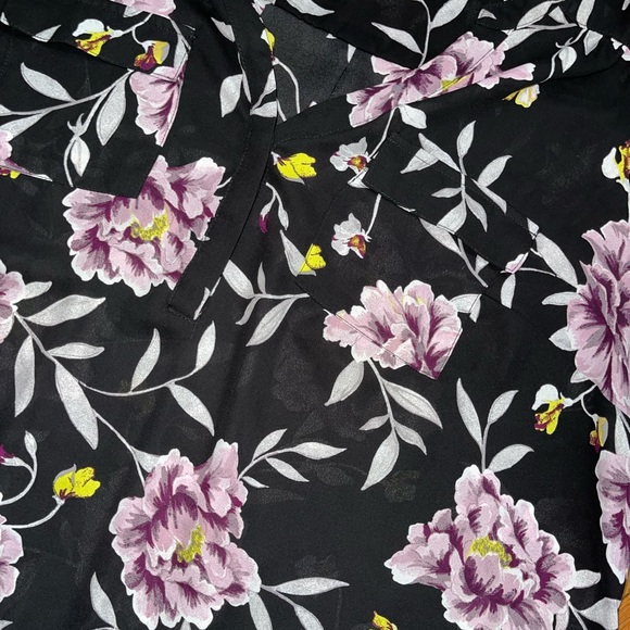 Torrid Floral Harper Georgette Pullover Tunic - Picture 6 of 9